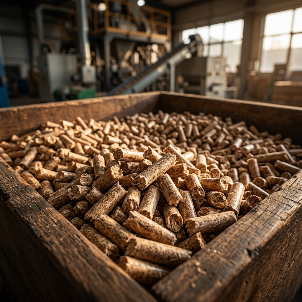 Premium biomass pellets